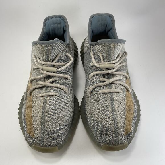 adidas Yeezy Boost 350 V2 Israfil Mens Size 10 Leather Grey Casual Sneakers main image 6